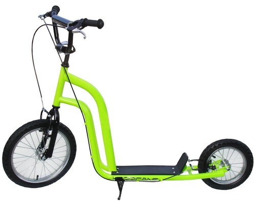 KUBIsport Steel scooter 16/12" Hurricane green - Scooter - Main image