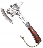 Foxter 2227 Taktická sekera Tomahawk motiv vlk 32 cm - Sekera