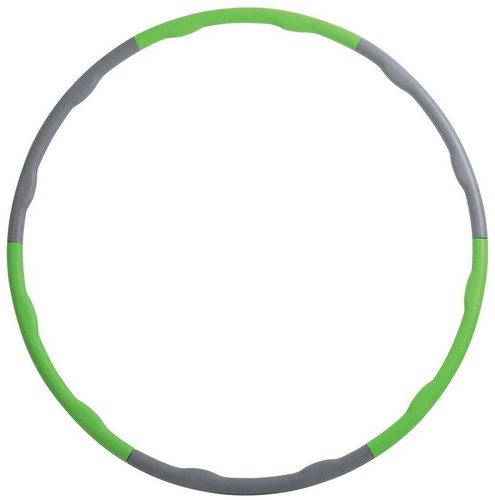 SCHILDKRÖT Obruč Hula-Hoop 960035, unisex, trénink břicha, O 100 cm, antracitová/zelená - Hula Hoop - Main image