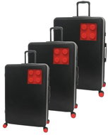 LEGO suitcase URBAN, 3 piece set - black/red - Suitcase