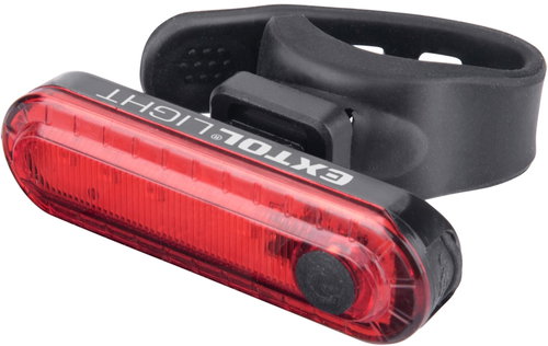 Extol Light 43138 zadní, červené, 30 lm, USB nabíjení - Bike Light - Main image