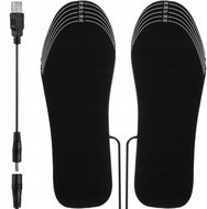 Trizand 19825 Electrically heated USB shoe inserts, size 41-46 black - Heated insert