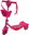 Light, 3-wheel, pink