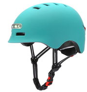 BLUETOUCH Safety helmet with LED - blue, S - Bike Helmet