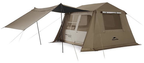 Naturehike Village 6 generation 2, automatic, cream/brown - Tent - Main image