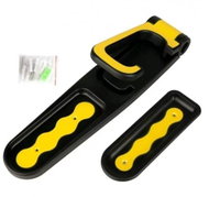 MDS Nástěnný držák na kolo - černo-žlutý - Bicycle Stand