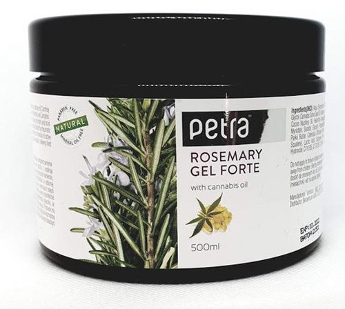 Petra Rosemary gel with hemp FORTE 500 g - Body Gel - Main image