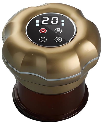 Verk 27293 Elektrická čínská masážní baňka s LCD zlatá - Massage Cups - Main image