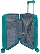 BENZI Medium suitcase BZ 5820, 66 cm, Turquoise - Suitcase