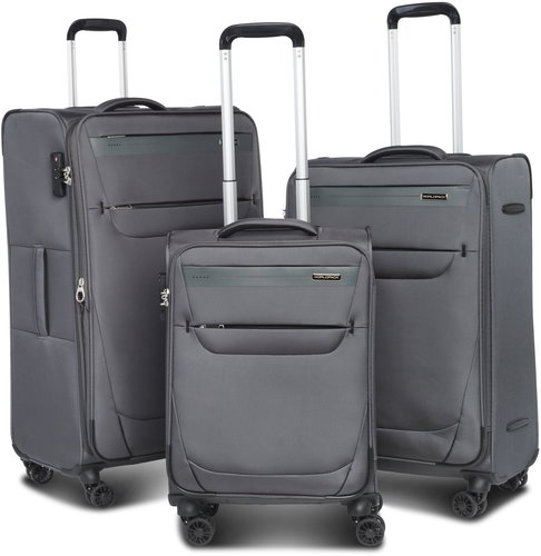 WORLDPACK Denver Grey suitcase set, 3 pcs - Case Set - Main image