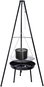 Camping Pot Aga Hanging garden grill 3in1 with fireplace and kettle on tripod - Kotlík