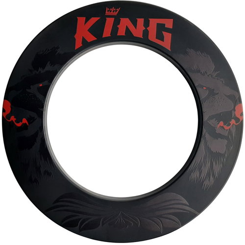 MASTER King sisal target ring, 3D printed, black - Dartboard Catch Ring - Main image
