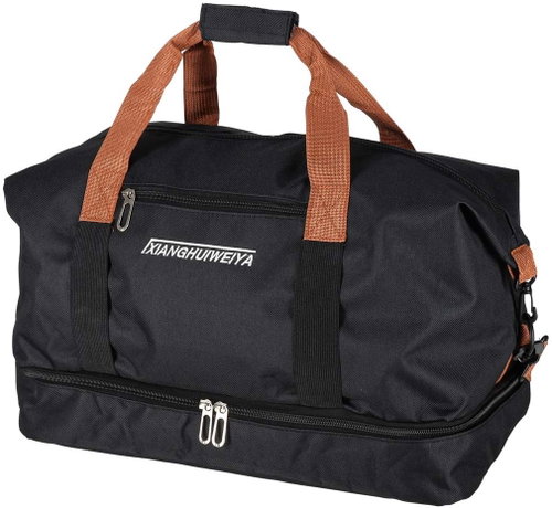 KIK KX2992 Travel sports bag 58 × 34 cm, black - Sports Bag - Main image