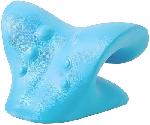 Excellent Neck and Neck Massage Pad - Blue - Acupressure Mat - Main image