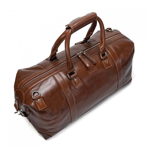 Valmio Leather Travel Bag Linvo Tan - Travel Bag - Main image