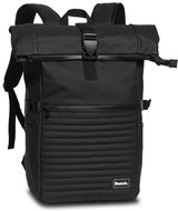 Bench Backpack Quilted Rolltop XL Black - Backpack