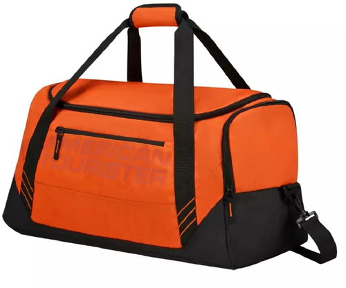 American Tourister Bag Urban Groove UG23 Duffle Sport Black/Orange - Sports Bag - Main image