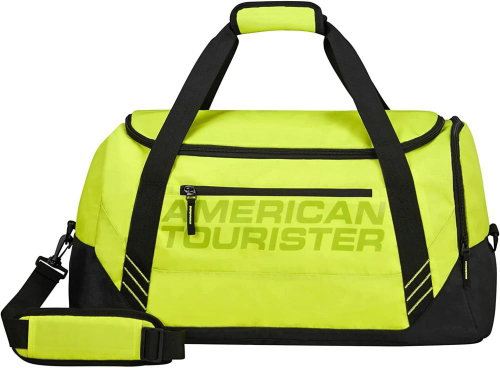 American Tourister Bag Urban Groove UG23 Duffle Sport Black/Lime - Sports Bag - Main image