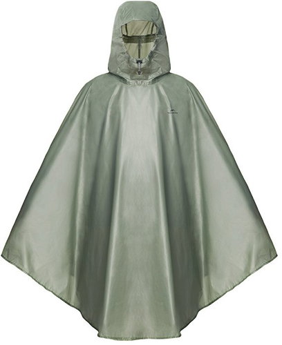 Naturehike Ultralight rain jacket with hood size. M, olive - Raincoat - Main image