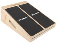 Trizand 27130 Regulovatelná dřevěná plošina na protahování lýtek, 31 x 39 cm - Fitness doplněk