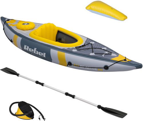 Rebel RBA-4515 Inflatable kayak 282 × 90 cm, 80 kg, grey - Kayak - Main image