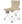 Folding camping chair T01, cream