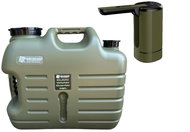 Holdcarp Set canister + automatic tap Smart Rechargeable Tap+Cubic Water Carrier 25 l - Jerrycan