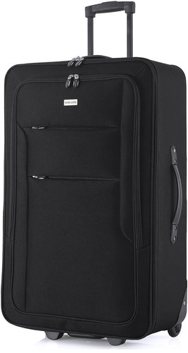 Semi Line Large suitcase 75 cm T5676 Black - Suitcase - Main image