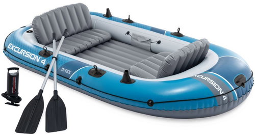 INTEX Excursion 4 Boat Set - Felfújható gumicsónak - Fő fotó