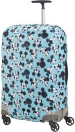 Samsonite Medium suitcase cover Disney Mickey/Minnie Blue - Luggage Cover