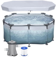 Bestway 6002N Oválný ochlazovací bazének 431 l s kartušovou filtrací - Sud na otužování