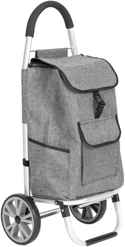 ModernHome PGJSFC020-GY Shopping trolley with bag 33 l, grey - Shopping Trolley - Main image