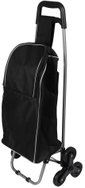 DOCHTMANN Shopping trolley with isothermal pocket, 35 × 92 × 28 cm, black - Shopping Trolley