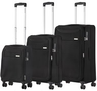 Carry On Case Set Air Black 3 pcs - Case Set