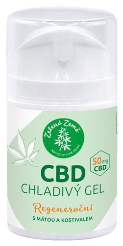 Zelená Země CBD chladivý gel 50 g - Tělový gel - Hlavní obrázek