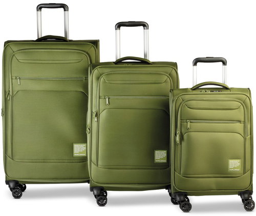 WORLDPACK Set of suitcases Bern Olive Green 3 pcs - Case Set - Main image