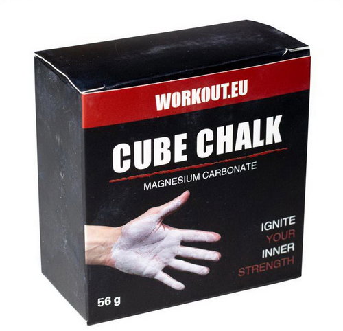 WORKOUT Magnésium kostka 56 g Chalk Block - Gym Chalk - Main image