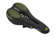 Verk 14507 Sport bicycle saddle, black and yellow - Saddle