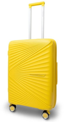 WORLDPACK Medium suitcase 66 cm Vegas Bright Yellow - Suitcase - Main image