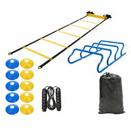 RealG RC-K-1457 Velká tréninková sada - trenažér, kužely, koordinační žebřík, překážky XXL - Tréninková pomůcka