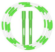 WORKOUT Korálkové švihadlo, nastavitelné, zelené - Švihadlo