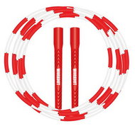 WORKOUT Korálkové švihadlo, nastavitelné, červené - Švihadlo