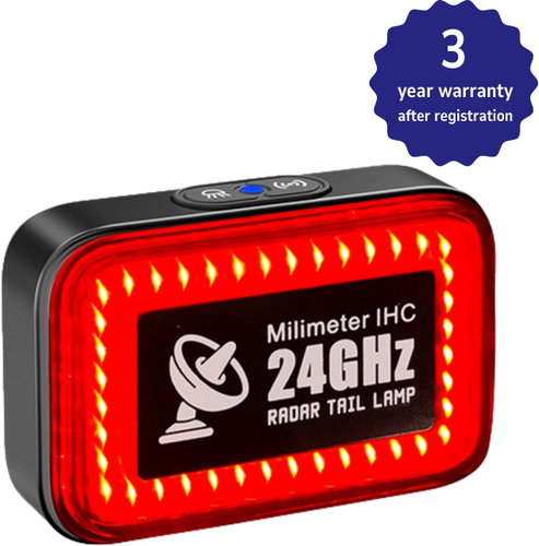 SPOX RT02 rear light with radar and audible warning - Cycling Radar - Main image