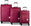 Bern Wine Red suitcase set 3 pcs
