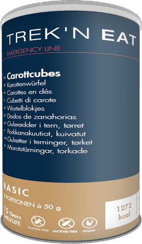 Trek'n eat Emergency Food Carrot cubes 400 g - MRE - Main image