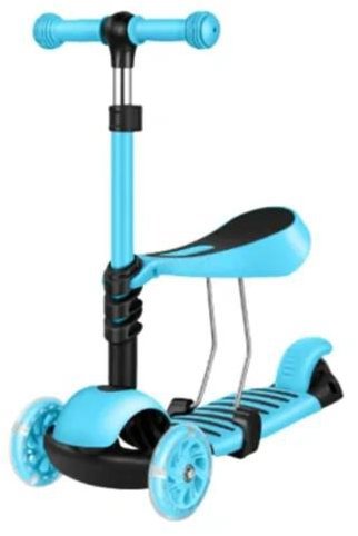 Universal Kids scooter, 3in1, blue - Children's Scooter - Main image