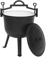 MultiGarden EVK10L Litinový kotlík smaltovaný 10 l se stojanem - Camping Pot