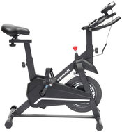Bauerkraft H-543 Magnetický rotoped s nastavitelným sedlem, LCD displej, 4 kg, černobílý - Stationary Bicycle