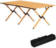 MultiGarden XLP130-14-2 Folding camping table 120 × 60 cm with bag, yellow - Camping Table
