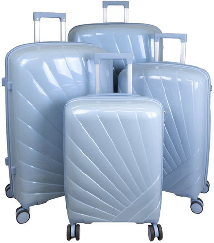 Monopoly Set of suitcases Florence Blue 4 pcs - Case Set - Main image
